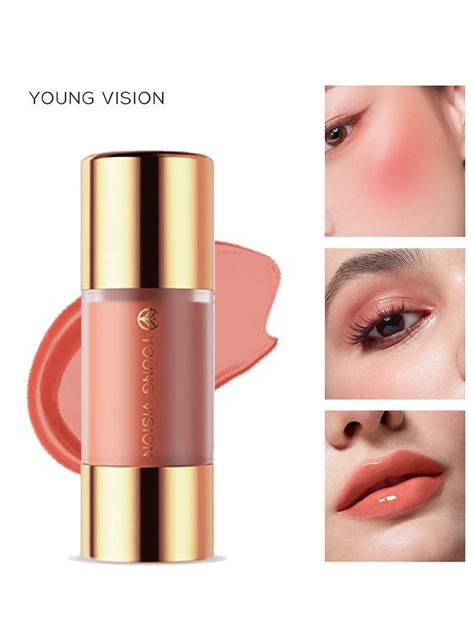 يونج فيجن أحمر الخدود السائل - كريم ناعم غير لامع كريم أحمر الخدود كريم أحمر الخدود سائل مكياج أحمر الخدود خفيف الوزن ، أحمر أحمر شفاه ناعم ، أحمر خدود سائل مقاوم للماء # 04 - Image 1