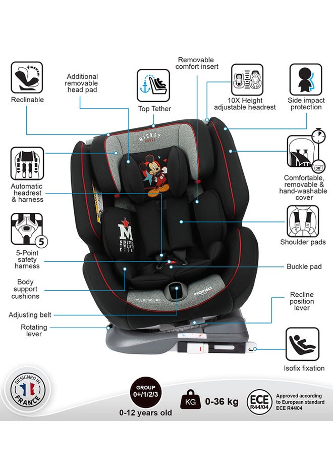 Nania - One360° Isofix/One Mickey, Group 0+/1/2/3, 0 - 36 Kg - Image 1