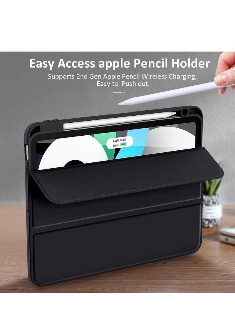 راكسوم حافظة ELTRAZONE الذكية السوداء لجهاز iPad Air - تناسب الجيل السادس مقاس 11 بوصة (2024)، والجيلين الخامس والرابع مقاس 10.9 بوصة (2022/2020)، وتدعم Touch ID، وخاصية الإيقاظ/السكون التلقائي - Image 5