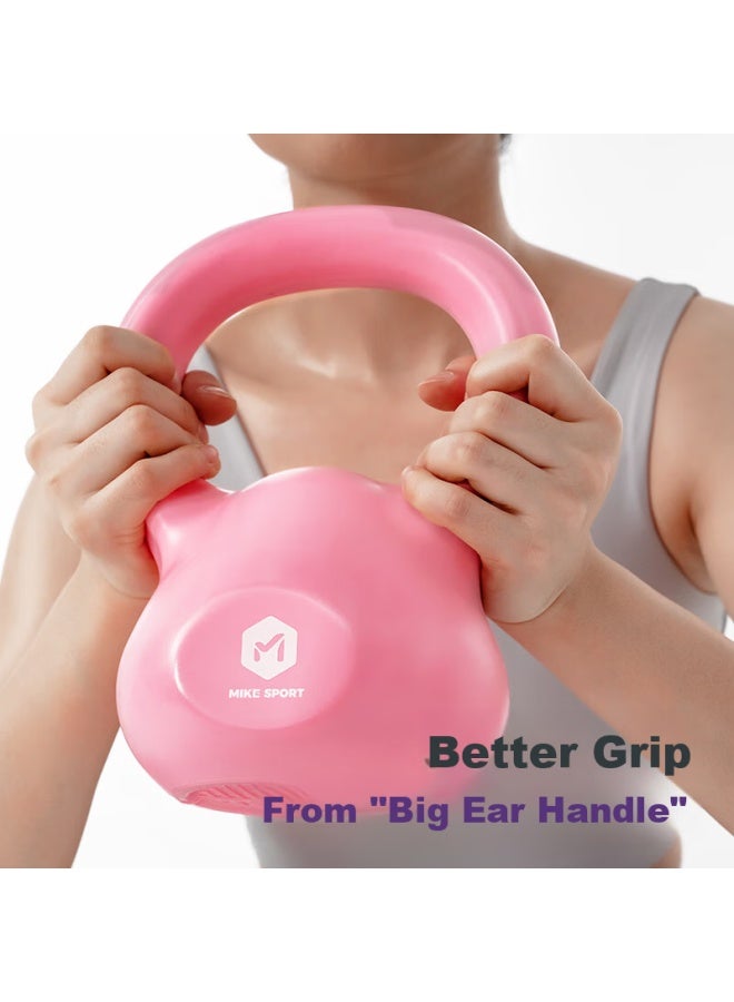 Mikettlebell Dumbbell, Women's Kettlebell, Small Dumbbell, Ladies Fitness Equipment, Bell Kettle, Home Squat Equipment, 5 Pounds - Image 4