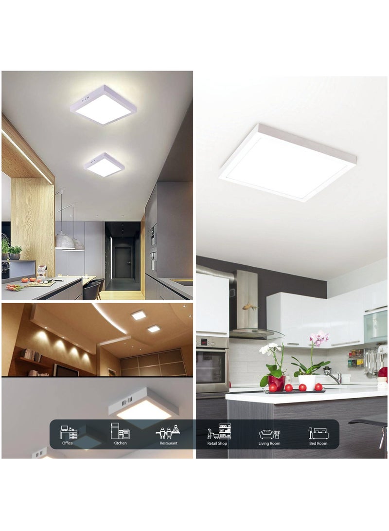 pixelights 18W White (6500K), LED Surface Mounted Ceiling Light, Square (23x23cm), Non-Dimmable, 220-240V, IP20, Lifetime: 25000Hours, 2years warranty. (single Pack) - Image 5
