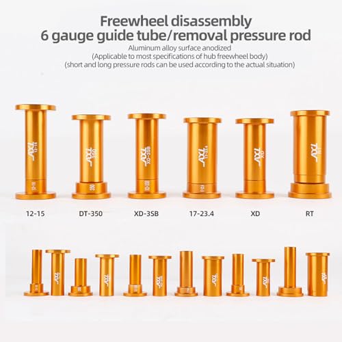 CooMeng Premium Bike Hub Bearing Press & Removal Tool Kit - Compatible with DT Swiss EXP, DT350, XD, NOVATEC - MTB & Road Bicycle Repair Tools - Image 5