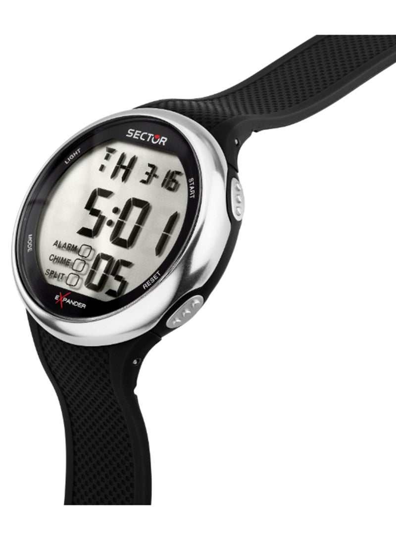 Sector EX-17 46MM DIGITAL SS BEZEL BLACK STRAP - Image 5