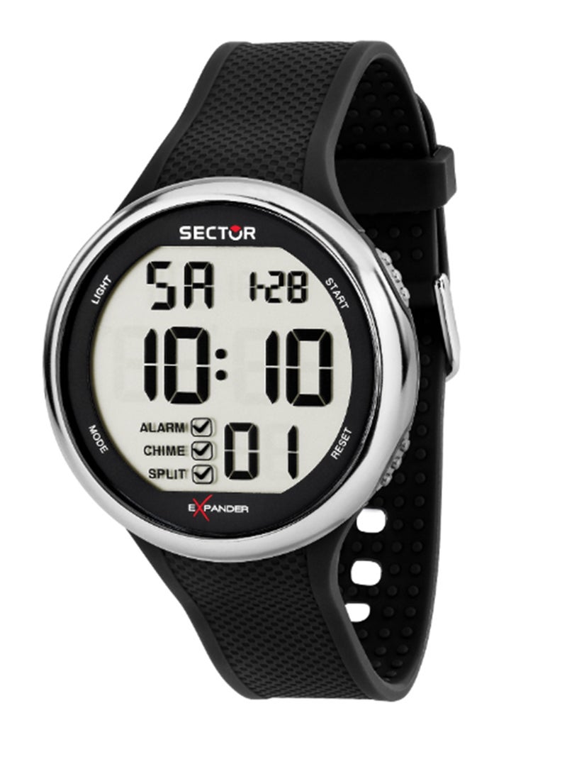 Sector EX-17 46MM DIGITAL SS BEZEL BLACK STRAP - Image 1