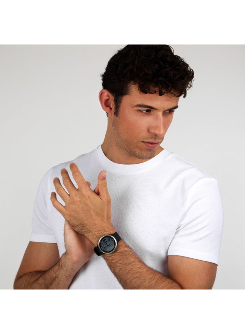 Sector EX-17 46MM DIGITAL SS BEZEL BLACK STRAP - Image 4