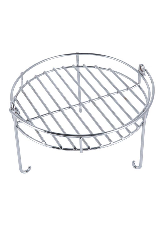 السنيدي شبك مندي لقدر الضغط ستانلس ستيل، شبك قدر المندي، فضي، مقاس 23 سم - Image 2