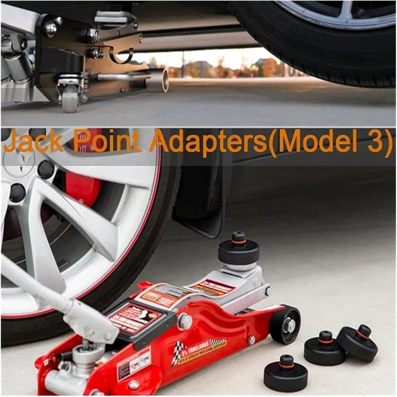 DEMULAX Car Jack Rubber Pad Adapter Tool with Storage Case - Image 4