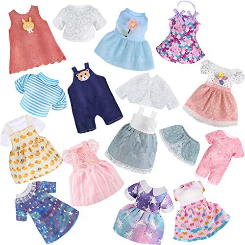 Digabi Girl Doll Clothes and Accessories 12 Sets Doll Clothes for 12 Inch Dolls Alive-Baby Doll Clothes Dress Pajamas Swimsuits Lovely Baby Doll Outfits Accessories for Christmas Birthday for Little Girl - Image 1