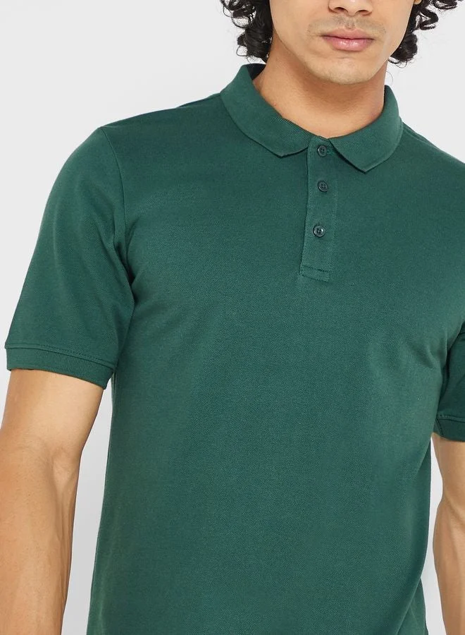 Seventy Five  Essential Pique Polo Shirt for Men | Best Price UAE