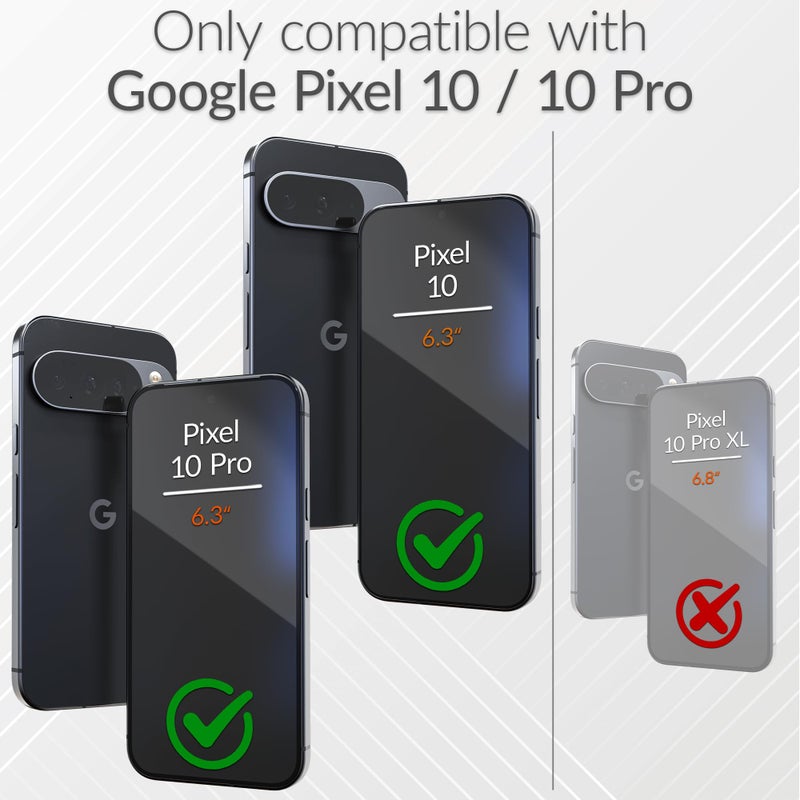 Crave for Google Pixel 10 Case and Pixel 10 Pro Case, Shockproof Protection Dual Layer (6.3 inch) - Forest Green - Image 2