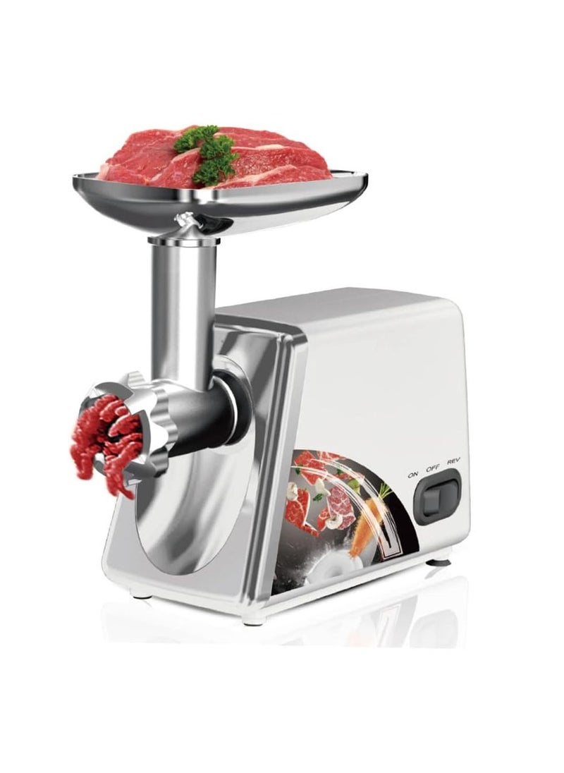 Cool Baby COOLBABY Electric Meat Grinder, 300W Max Stainless Steel Meat Mincer, Sausage Stuffer Maker, Food Grinder with 3 Plates, Sausage & Kubbe Kit, for Home Kitchen & Commercial Using  - Image 1