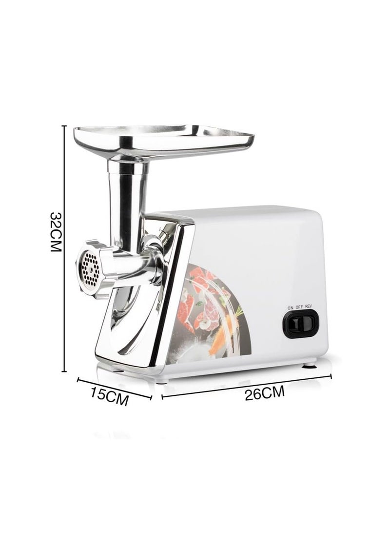 Cool Baby COOLBABY Electric Meat Grinder, 300W Max Stainless Steel Meat Mincer, Sausage Stuffer Maker, Food Grinder with 3 Plates, Sausage & Kubbe Kit, for Home Kitchen & Commercial Using  - Image 3