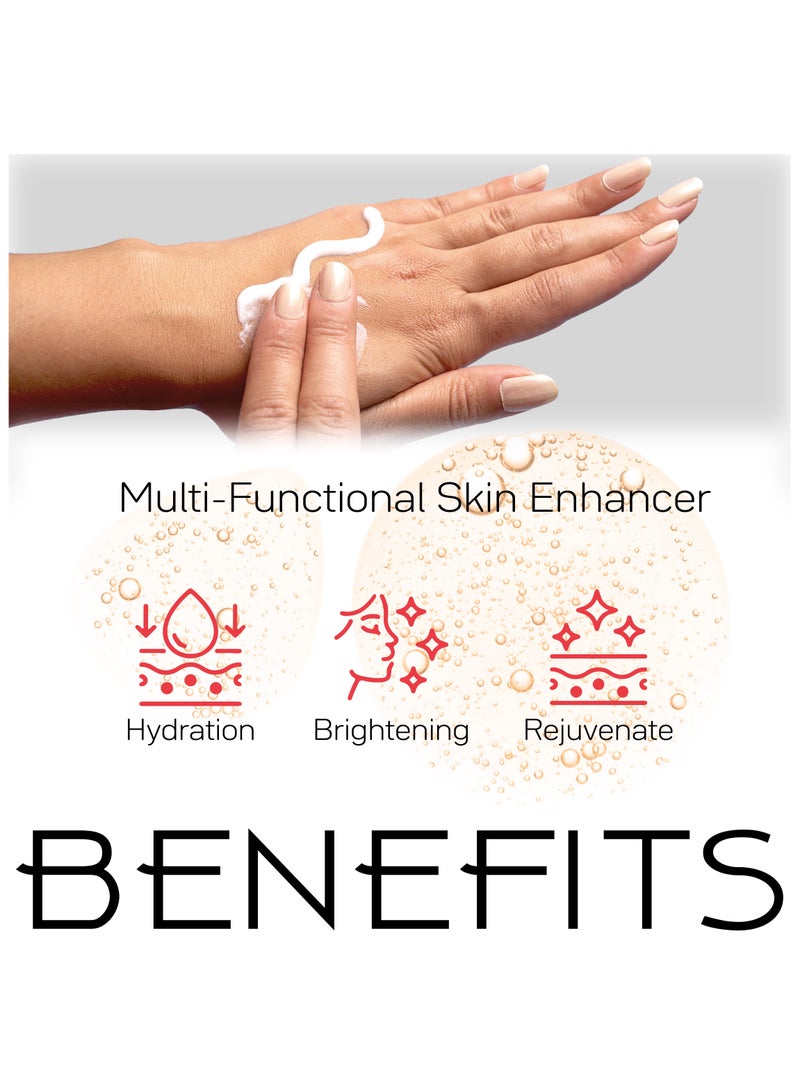 Malika L-Glutathione Extreme Strong Whitening Emulsion Approx 50ml, Brightens skin, Reduces Pigmentation & Skin Irritations. Safe for All Skin Types. Hydrating, Anti-Allergy & Soothing Formula Whitening Cream - Image 2