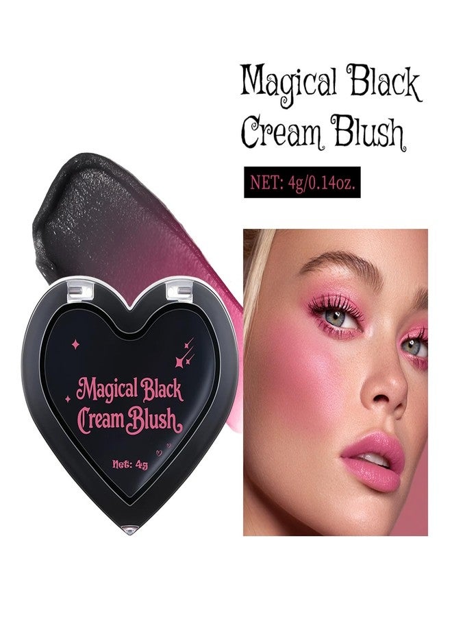 gcdat Color Changing Blush, Soft Matte Cream Blush for Cheeks, Eyes And Lips Tint Makeup, Magical Temperature Change Powder Blusher Cream, Hydrating, Long-lasting, Natural Flush - Image 2