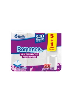 Romance 540 Sheet kitchen Towel (5+1) rolls 