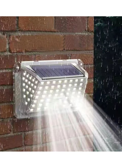 Super Bright Outdoor Solar LED Wall Light with Motion Sensor, IP65 Waterproof for Garden Security, 120° Wide Angle