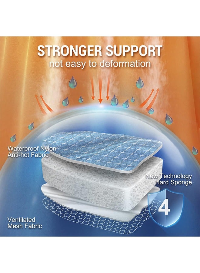 Portable Ironing Gloves for Clothes Steamer, i Steam Glove Heat Resistant Ironing Board, Waterproof Ironing Mitt with Finger Loop, Garment Steamer Accessories (Blue) - Image 3