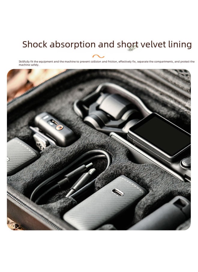 ماركة غير محددة - STARTRC لـ DJI Dajiang Pocket3 حقيبة تخزين بدلة كروس حقيبة واحدة مع ملحقات حبل اليد بحلقة تسلق - اللون: حزمة قائمة بذاتها - Image 1