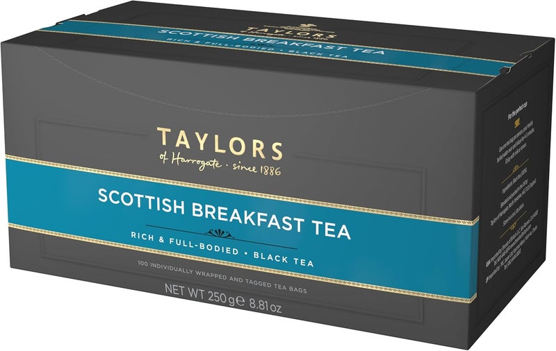 Taylors of Harrogate Scottish Breakfast Tea - 100 Teabags - Image 1