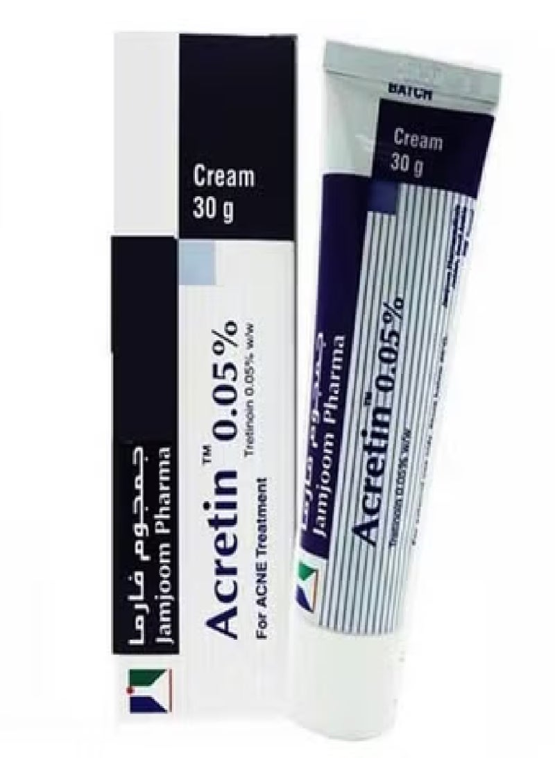 Acretin 0.05% For Acne Treatment Cream 30g