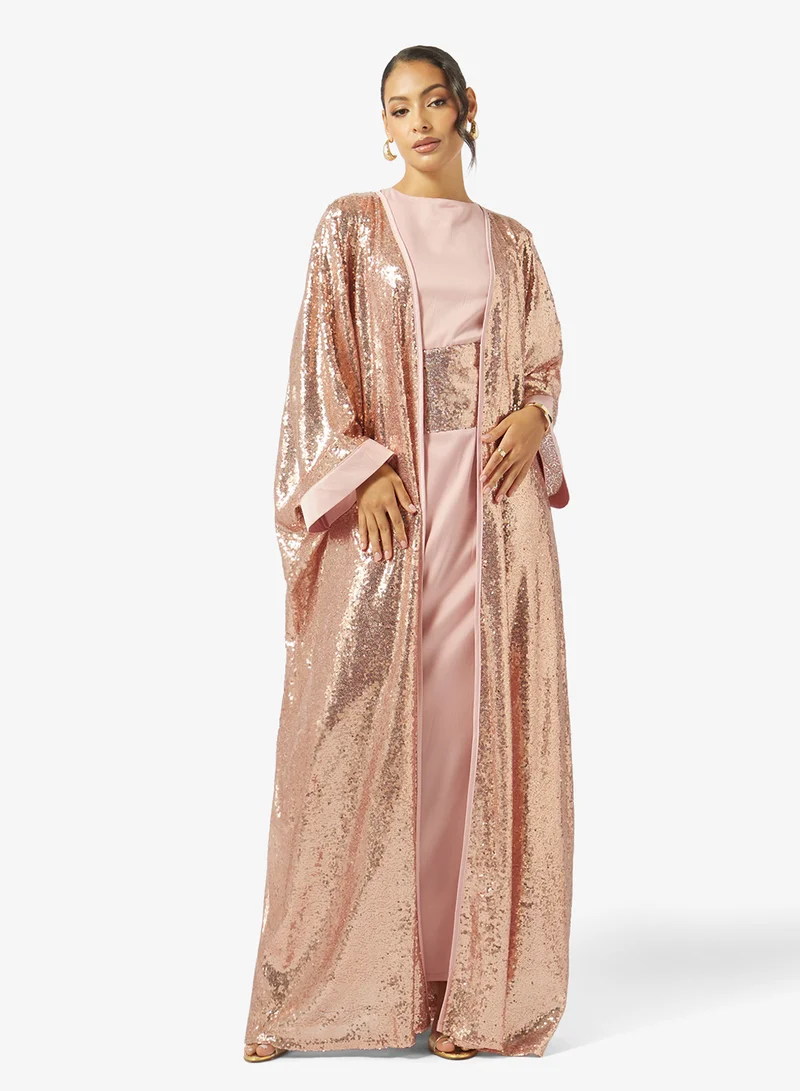 Golden Apple Sequin Abaya
