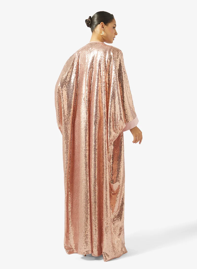 Golden Apple Sequin Abaya