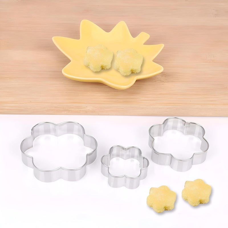 Baking Tools - Premium stainless 12 cutters set in 3 sizes for creating lovely toast, cookies, egg molds and decorative shapes perfect for kids and also creative clay crafting - Image 3