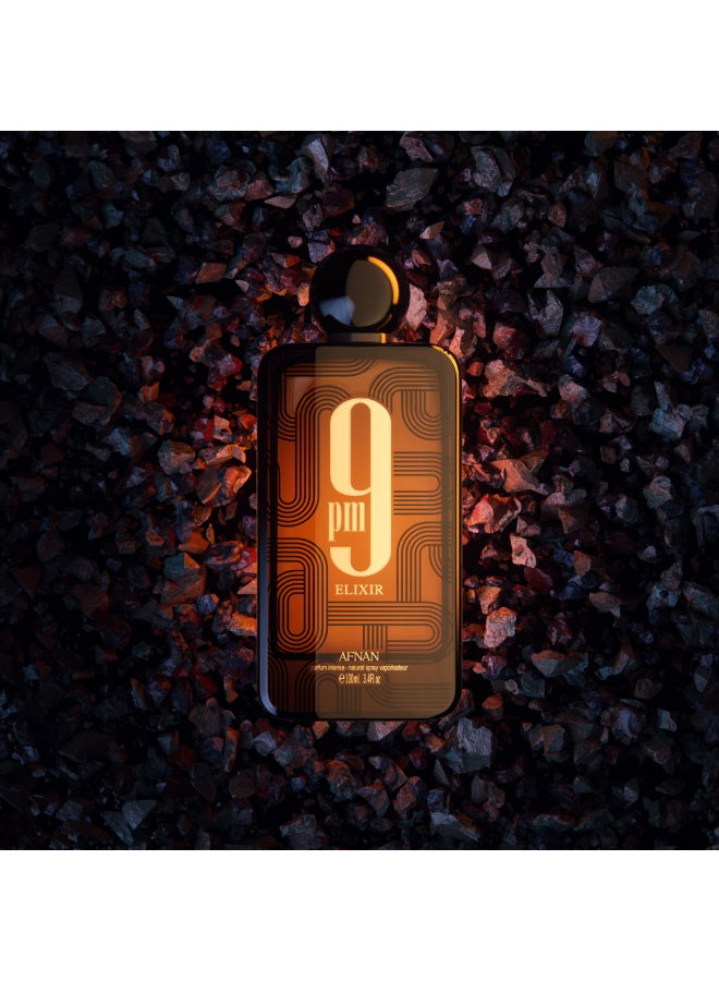 Afnan AFNAN 9 PM Elixir Perfume Unisex  Parfum Intense,100 ml  - Image 4