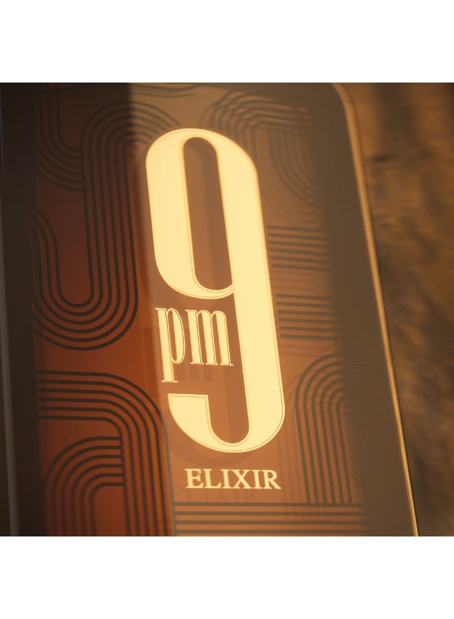AFNAN 9 PM Elixir Perfume Unisex Parfum Intense,100 ml image 8