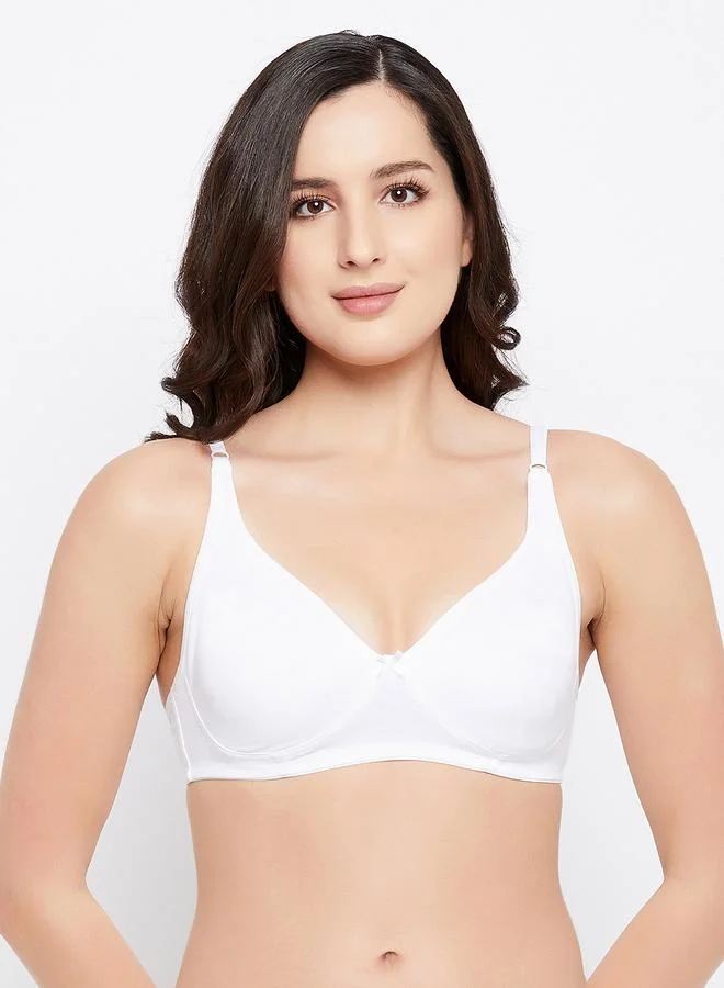 كلوفيا حمالة صدر تيشيرت قطنية غنية تغطية كاملة غير مبطنة وبلا أسلاك