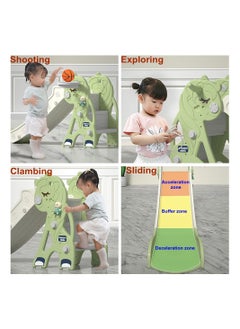 Cool Baby COOLBABY Kid Slide for Toddler Age 1-3 Playground Climber Slide Playset Multifunction Indoor Outdoor Plastic Slide  - Image 4