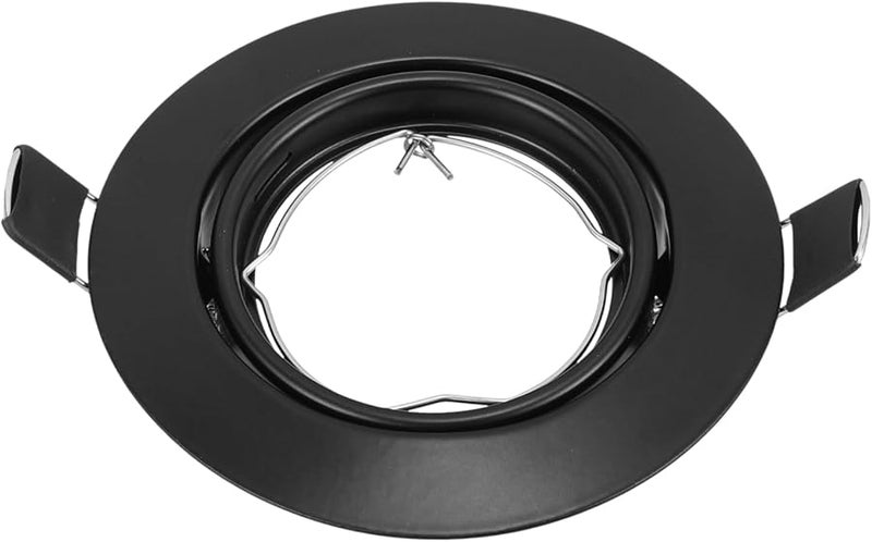 Brushed Nickel Spotlight Down Light Trim Holder For Kitchen Bedroom Hallway - Image 1