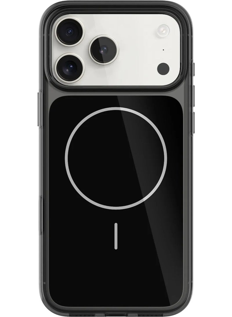 LEVELO Opulent Full PC MagSafe Case iPhone 17 Pro Max with MagSafe Compatible / Raised Bezel Protection / Camera Control Button / Full PC Construction - Phantom Black - Image 1