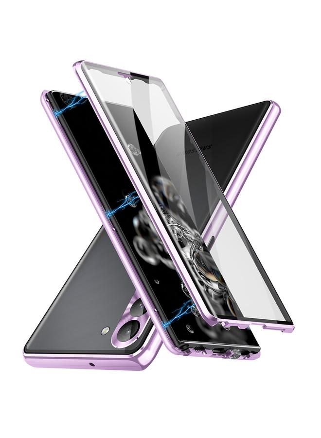 S-TOP Case For Samsung Galaxy S23+ 5G HD Full Cover Magnetic Metal Tempered Glass Phone Case - Image 2