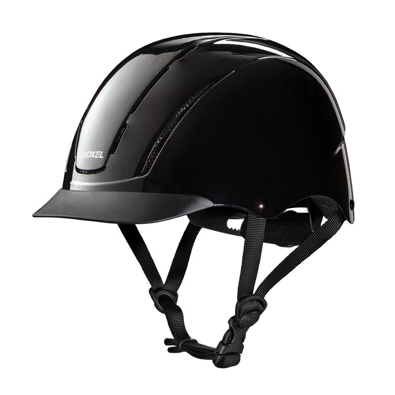 Troxel Spirit Full Coverage Horse Riding Helmet, Low-Profile Adjustable Design, Safety Horseback Riding Gear, Small (6-1/2 - 6-7/8), Black - Image 1