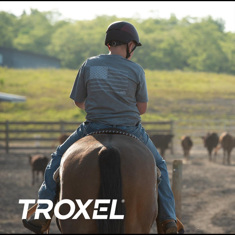 Troxel Spirit Full Coverage Horse Riding Helmet, Low-Profile Adjustable Design, Safety Horseback Riding Gear, Small (6-1/2 - 6-7/8), Black - Image 5