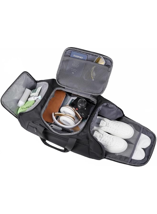 PROMASS Sport Duffle Backpack Gym Bag With Dry Wet Pocket & Shoes Compartment For Men Women Travel Weekender Overnight - Image 4