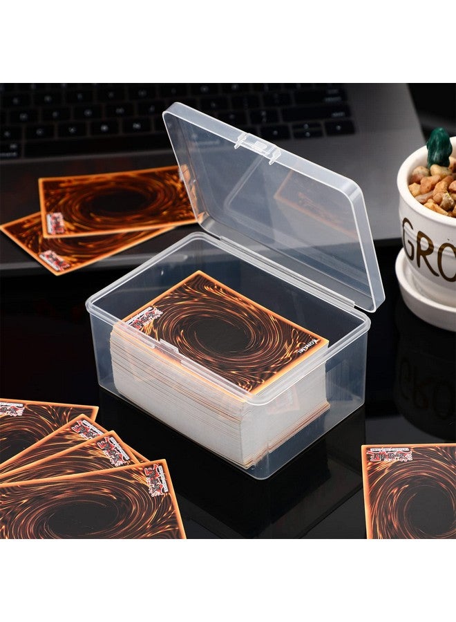 Vicenpal Playing Deck Card Storage Box Plastic Card Boxes Compatible with 100 Mtg Holder Storage Case 4.3 x 2.95 x 2.2 Inches Organizer Snap Closed Trading Games Collector(4 Pcs) - Image 4