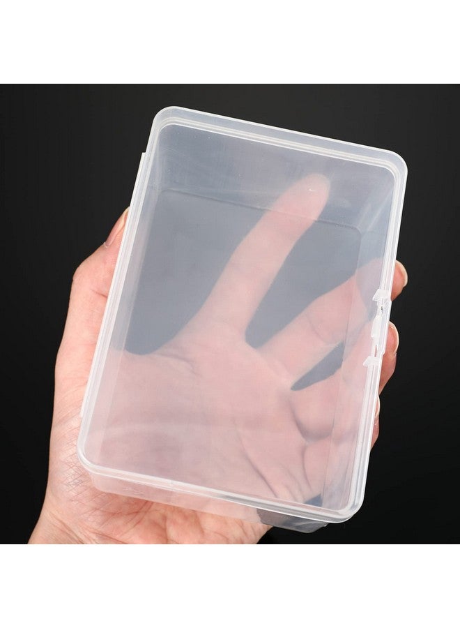 Vicenpal Playing Deck Card Storage Box Plastic Card Boxes Compatible with 100 Mtg Holder Storage Case 4.3 x 2.95 x 2.2 Inches Organizer Snap Closed Trading Games Collector(4 Pcs) - Image 5