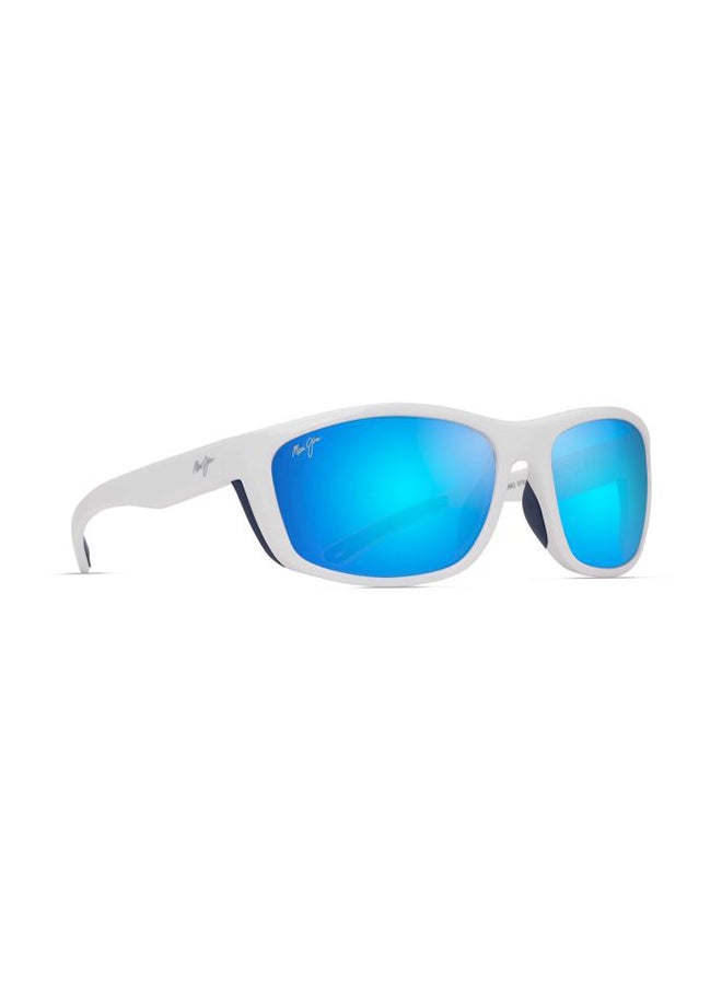 MAUI JIM Unisex Mirrored Oval Sunglasses - MJ869-05 STG-BH 62 - Lens Size: 62 Mm  - Image 1