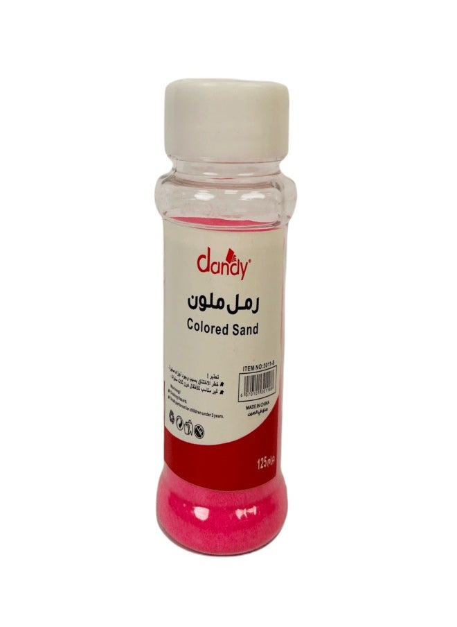 DANDY - Dark Pink Colored Craft Sand DIY 125 Grams Dandy - Image 1
