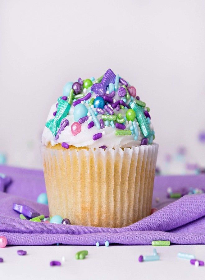 Sweets Indeed Sprinkles, Mermaid Edible Sprinkle Mix, Perfect for Cake Decorations, Baking, Ice Cream, Cookies, Cupcake Topper - Image 5