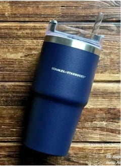Stanley x Starbucks Limited Edition 304 Stainless Steel Thermal Tumbler – 20oz Vacuum Insulated Bottle with Leak-Proof Straw Lid – Keeps Drinks Hot or Cold for Hours – Eco-Friendly Travel Flask for Coffee, Tea, Water – Sleek Spray-Coated Design for Work, Gym, or On-the-Go Hydration