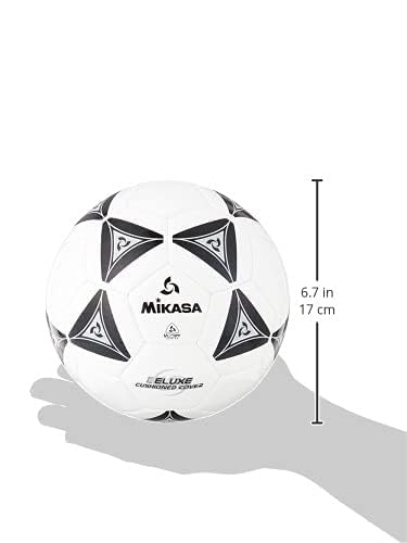 Mikasa Serious Soccer Ball BlackWhite Size 4 - Image 4