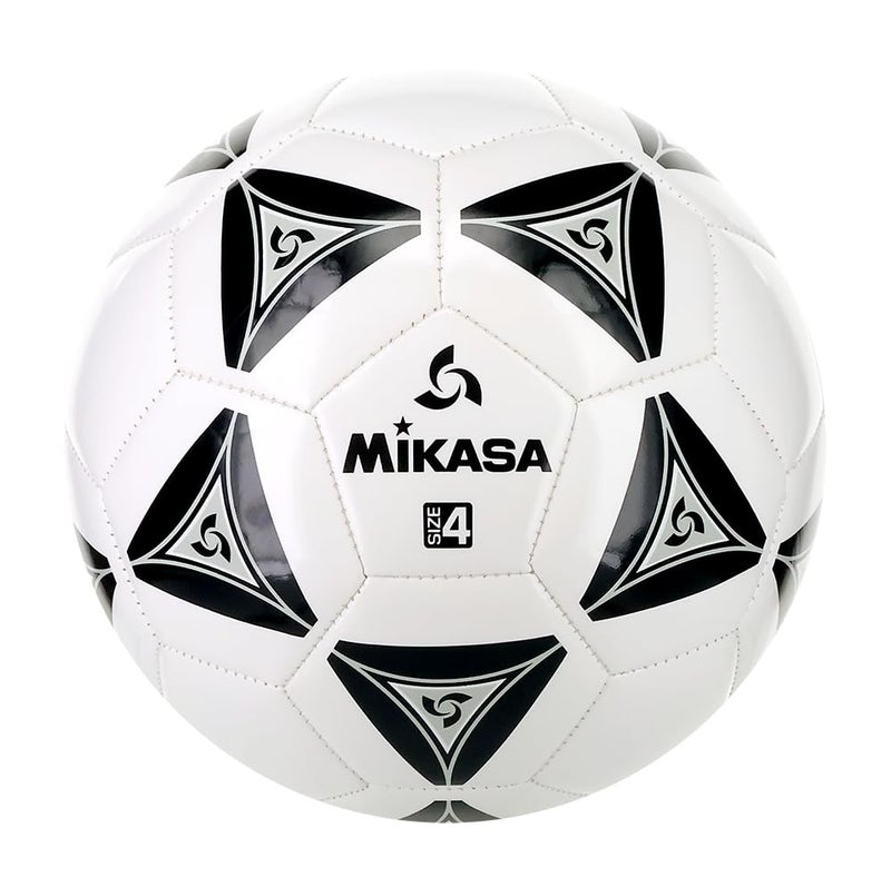 Mikasa Serious Soccer Ball BlackWhite Size 4 - Image 2