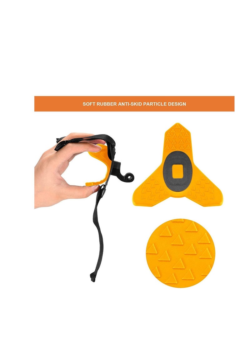 SYOSI - Motorcycle Helmet Chin Strap Mount Non-Slip & Shockproof Design for GoPro Hero 9,8,7,6, Hero 5 Session, Xiaomi Yi, DJI Osmo Action, Sjcam, Campark & Other Action Cameras (Orange) - Image 1