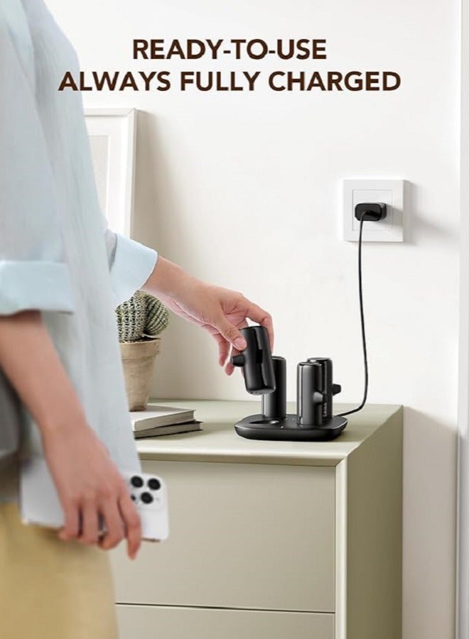 Raxoom 4-Pack Portable Charger Kit for iPhone, [4 PCS] Power Bank 5000mAh & Charging Station Dock, 20W Fast Charging Powerbanks - Image 4