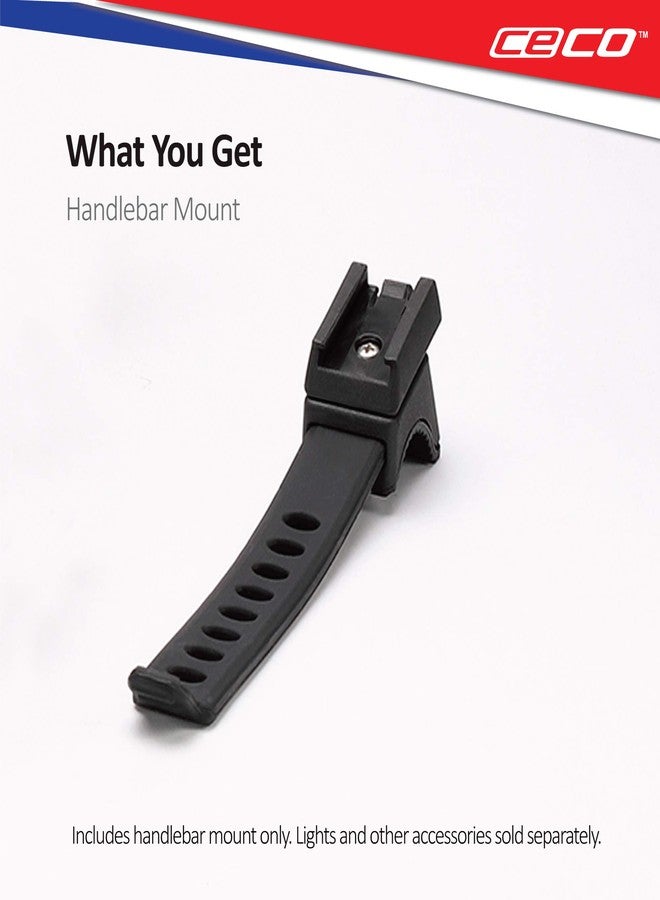 CECO-USA: F-Series Bicycle Handlebar Mount - Heavy Duty Flexible Mount can be Used as a Spare or as an Additional Mount if You Have Multiple Bicycles - Image 3