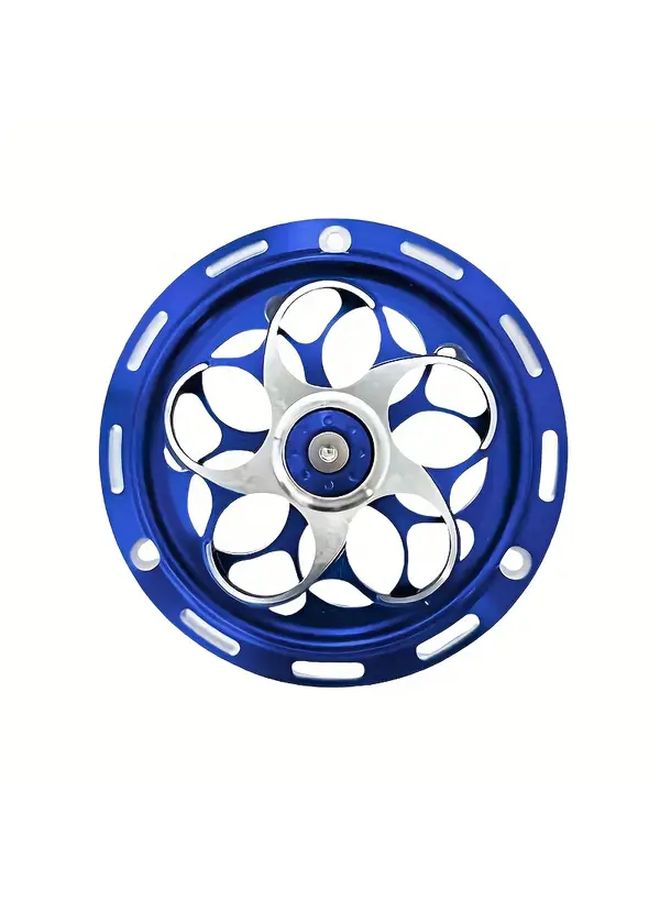 Blue Motorcycle Engine Fan Shield Radiator Cover CNC Aluminum Heat Dissipation - Image 5