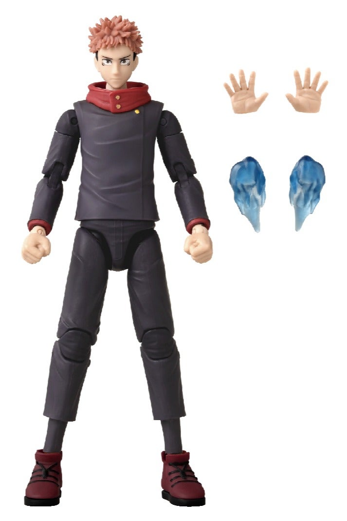 Bandai Anime Heroes Jujutsu Kaisen Yuji Itadori 6.5-Inches | Collectible Action Figure | Display Figure | Interchangeable Hands | Perfect Gift for Collectors, Manga & Anime Lovers! - Image 1